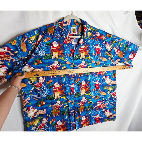 Ugly Christmas 2X Unisex Hawaiian theme Santa buttondown Shirts. Festive MaxBoxr - Picture 4 of 16